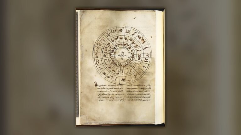 Folio from British Library Harley MS 5596, the Byzantine Magical Treatise of Solomon