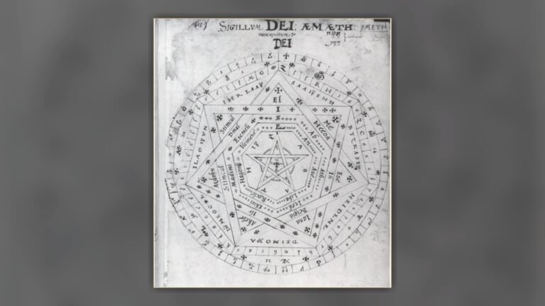 John Dee’s Sigillum Dei Aemeth from British Library Sloane MS 3188