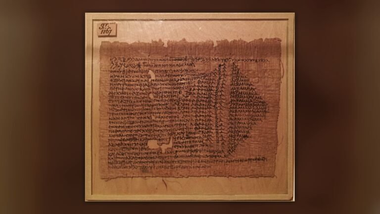 Greek magical papyrus with a fourth-century love binding spell