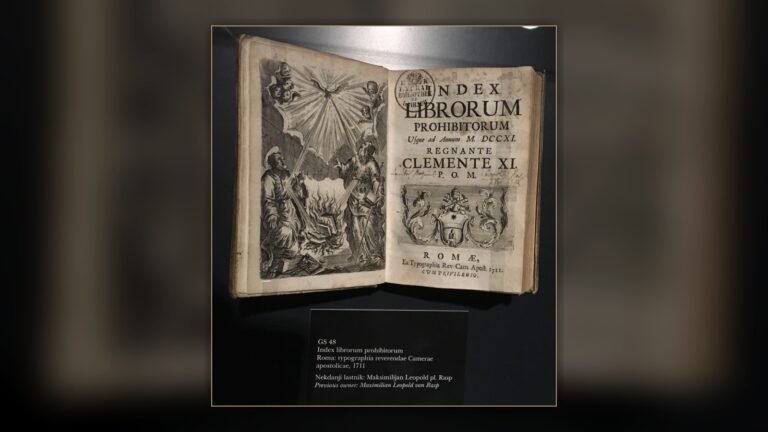 Title page of the 1711 Index Librorum Prohibitorum