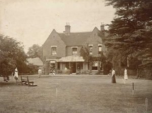 Historical 1892 photograph of Borley Rectory in Essex before its destruction