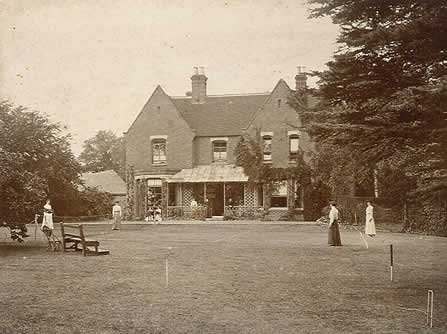 Historical 1892 photograph of Borley Rectory in Essex before its destruction