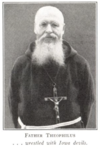 1936 portrait of Capuchin exorcist Father Theophilus Riesinger, associated with the Earling exorcism account