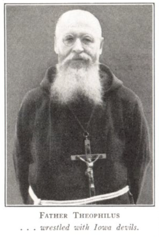 1936 portrait of Capuchin exorcist Father Theophilus Riesinger, associated with the Earling exorcism account