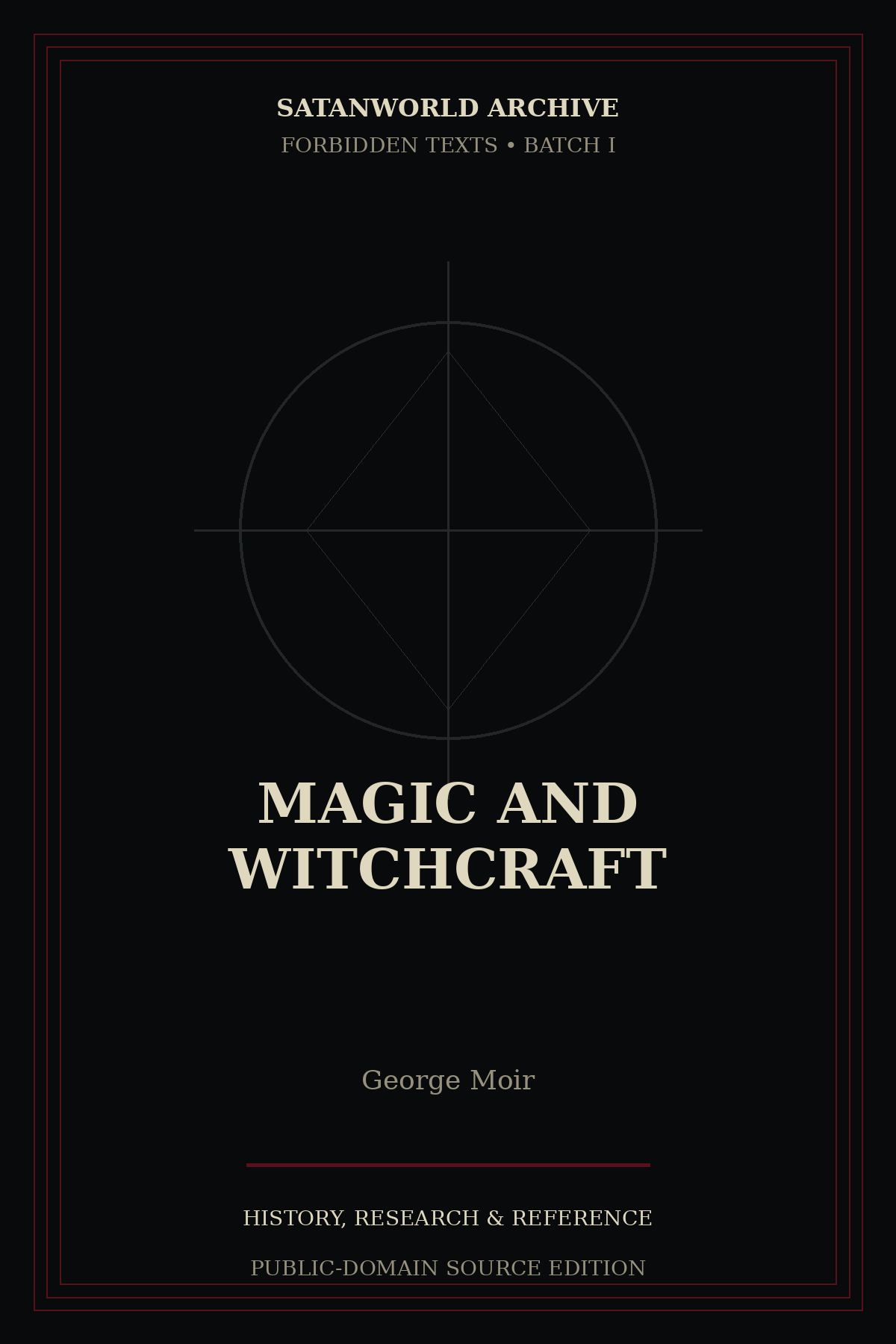 Cover of Magic and Witchcraft by George Moir