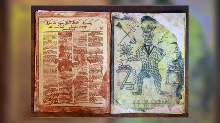 Historical manuscript pages associated with the Book of Oberon