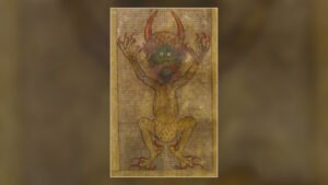 The Devil portrait on folio 290 recto of the Codex Gigas
