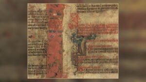 A medieval manuscript folio associated with the Picatrix tradition of astral magic