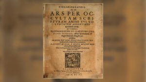 Historical title page of Johannes Trithemius’s Steganographia