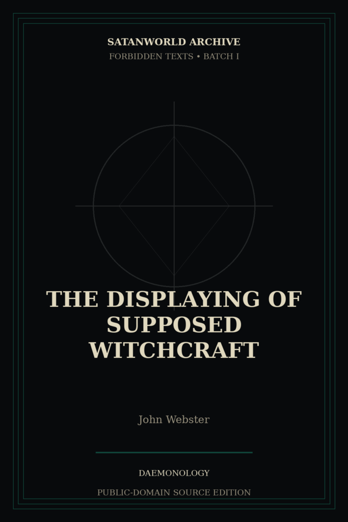 The Displaying of Supposed Witchcraft book cover