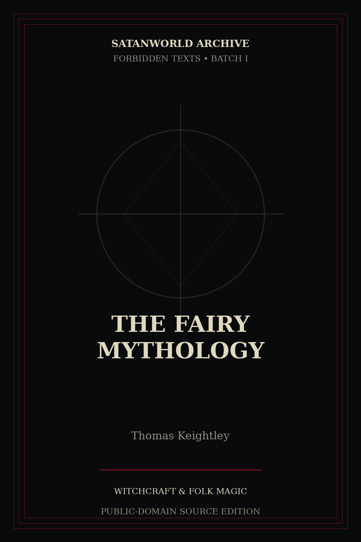 Cover of The Fairy Mythology by Thomas Keightley