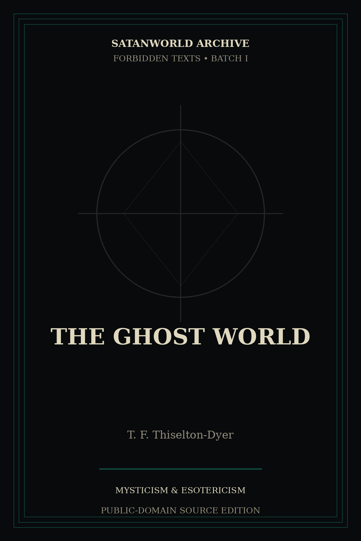 Cover of The Ghost World by T. F. Thiselton-Dyer