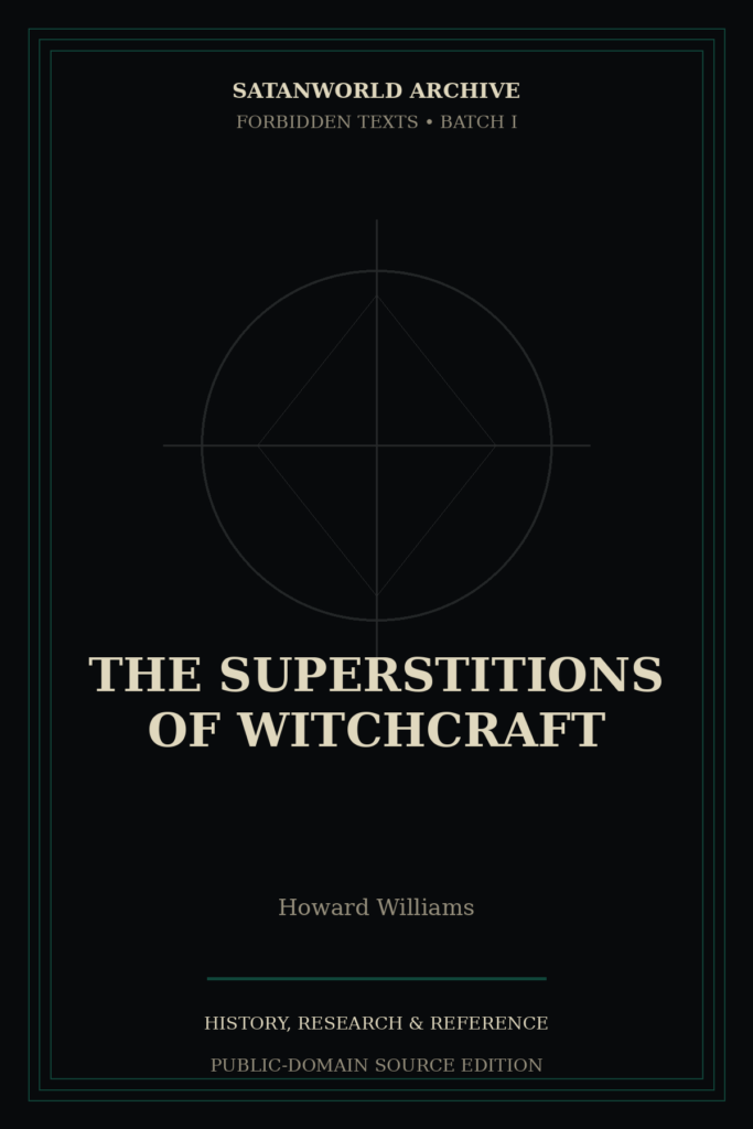 The Superstitions of Witchcraft book cover