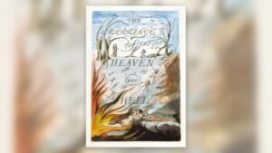 Title plate of William Blake The Marriage of Heaven and Hell copy D