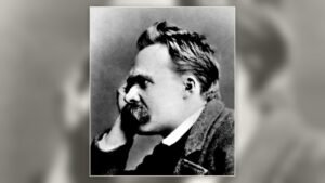 Portrait photograph of Friedrich Nietzsche in 1882