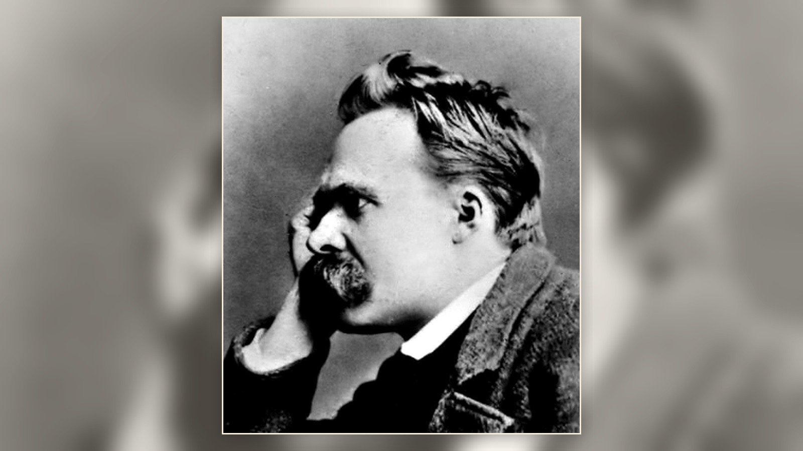Portrait photograph of Friedrich Nietzsche in 1882