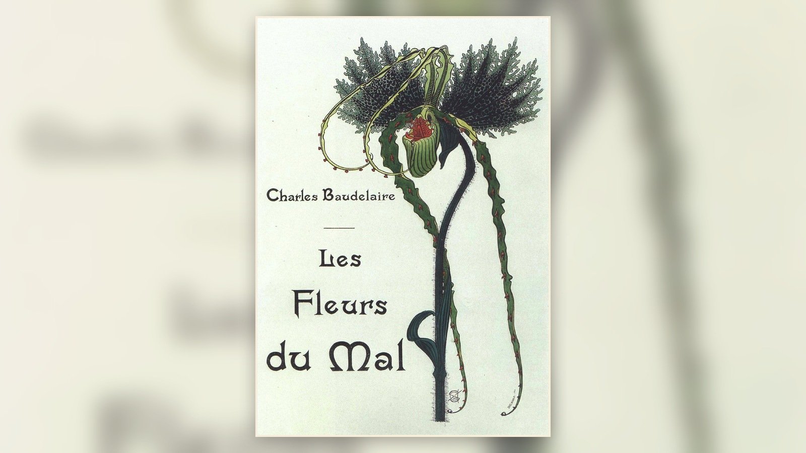 Carlos Schwabe illustration for Charles Baudelaire’s Les Fleurs du mal