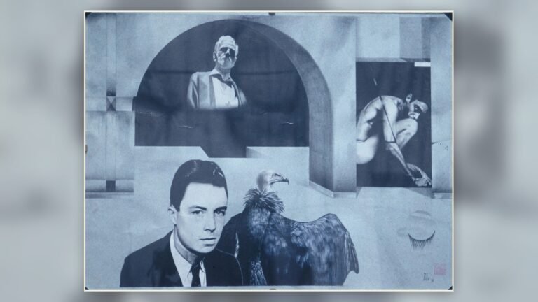 Drawing of Albert Camus by Eduardo Pola