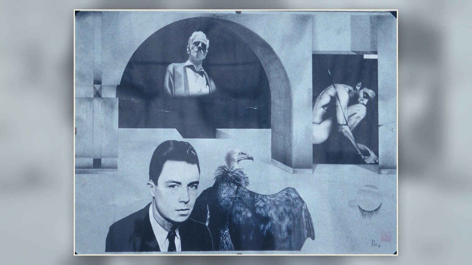 Drawing of Albert Camus by Eduardo Pola