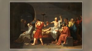 Jacques-Louis David’s 1787 painting The Death of Socrates