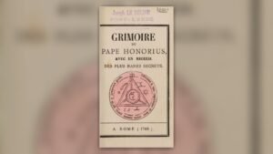 Title page of the Grimoire of Pope Honorius