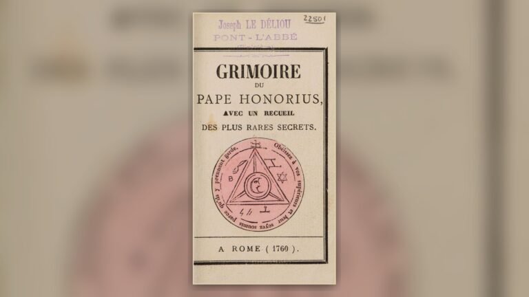 Title page of the Grimoire of Pope Honorius