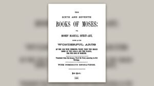 Title page of The Sixth and Seventh Books of Moses