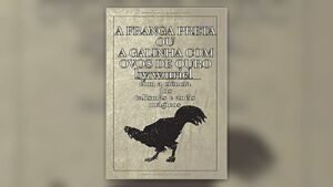 Historical title design for La Poule Noire or the Black Pullet