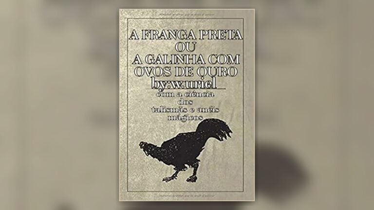 Historical title design for La Poule Noire or the Black Pullet