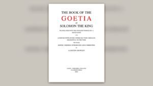 Title page of The Book of the Goetia of Solomon the King