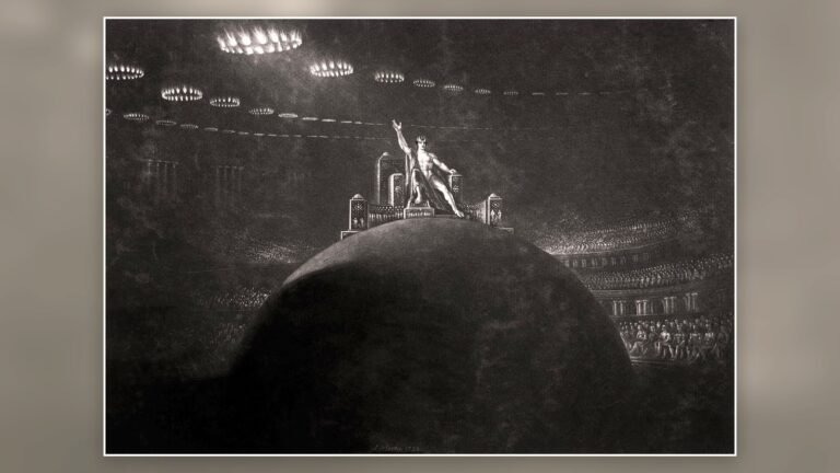 John Martin’s 1824 engraving Satan Presiding at the Infernal Council