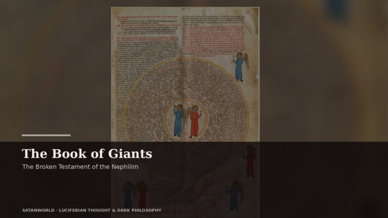 Archival manuscript imagery for The Book of Giants, the broken testament of the nephilim