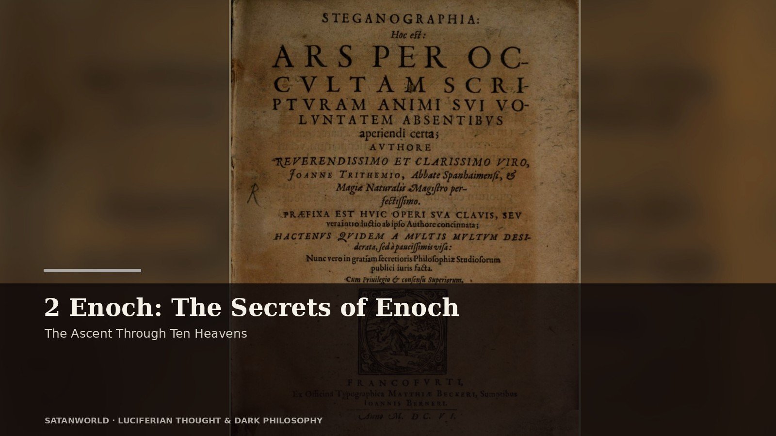 Archival manuscript imagery for 2 Enoch: The Secrets of Enoch, the ascent through ten heavens