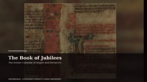 Archival manuscript imagery for The Book of Jubilees, the hidden calendar of angels and patriarchs