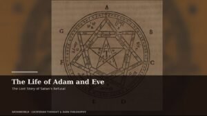 Archival manuscript imagery for The Life of Adam and Eve, the lost story of satan’s refusal