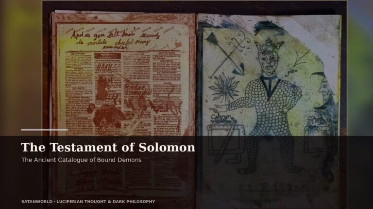 Archival manuscript imagery for The Testament of Solomon, the ancient catalogue of bound demons
