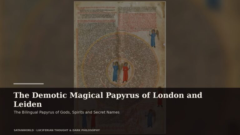 Archival manuscript imagery for The Demotic Magical Papyrus of London and Leiden, the bilingual papyrus of gods, spirits and secret names