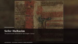 Archival manuscript imagery for Sefer HaRazim, the jewish book of mysteries and angelic camps