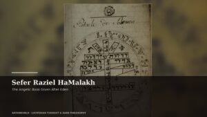 Archival manuscript imagery for Sefer Raziel HaMalakh, the angelic book given after eden