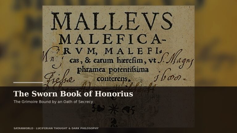 Archival manuscript imagery for The Sworn Book of Honorius, the grimoire bound by an oath of secrecy