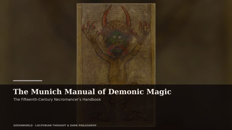 Archival manuscript imagery for The Munich Manual of Demonic Magic, the fifteenth-century necromancer’s handbook