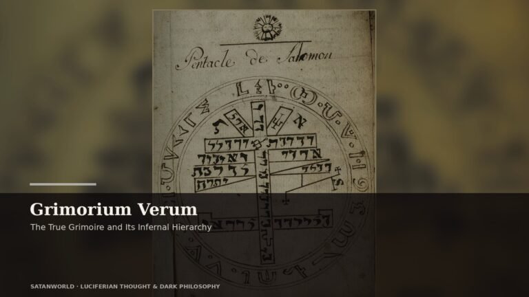 Archival manuscript imagery for Grimorium Verum, the true grimoire and its infernal hierarchy