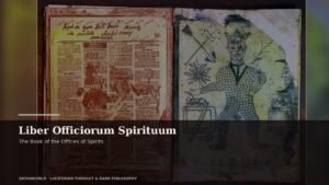 Archival manuscript imagery for Liber Officiorum Spirituum, the book of the offices of spirits