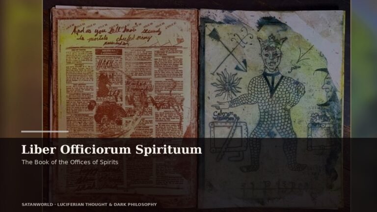 Archival manuscript imagery for Liber Officiorum Spirituum, the book of the offices of spirits